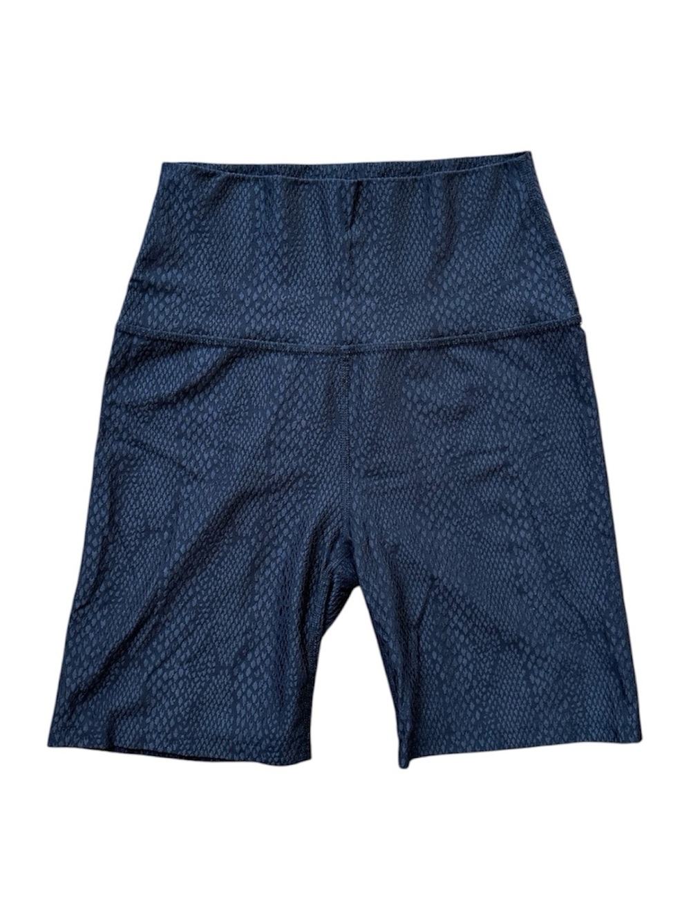 Beyond Yoga High Rise Snakeskin Jacquard Biker Shorts S